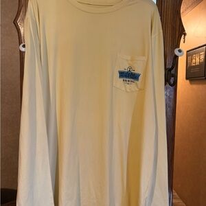Men's Yellow Long Sleeve Shirt